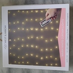 Warm White Curtain Lights